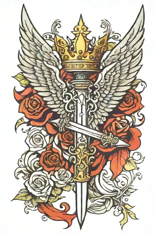 Wings Crown Sword