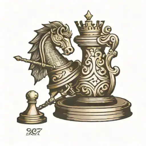 A Knight Chess Piece That Isrelated To Ai With The Year '97