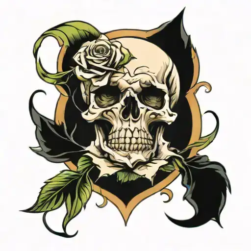 Skull And Roses