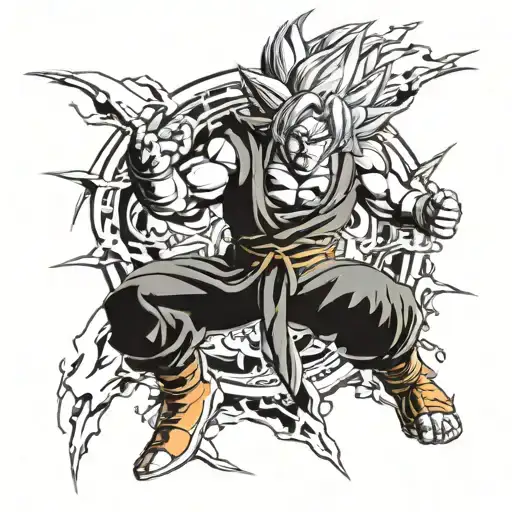 Goku Super Sayan Kamekameha