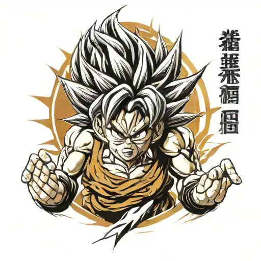 Goku Super Sayan Kamekameha