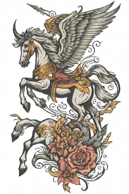 Sagittarius Horse With Wings