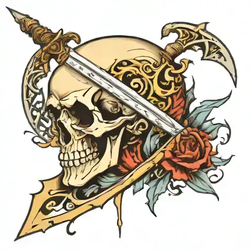 Skull And Broken Sword