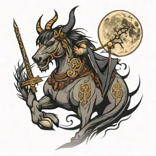 Samurainunder The Moon