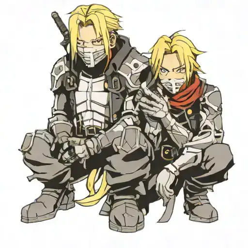 Edward And Alphonse Elric Full Metal Alchemist