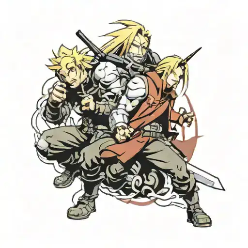 Edward And Alphonse Elric Full Metal Alchemist