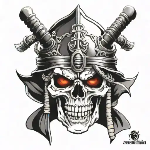 Samourai Skull