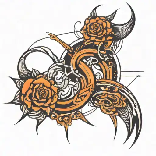 Two Lines In Between Pulse Line