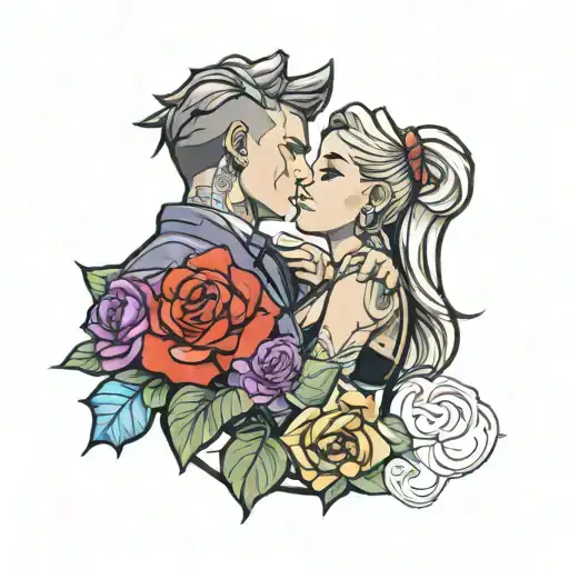 Fortnite Character Kissing Guy And Girl