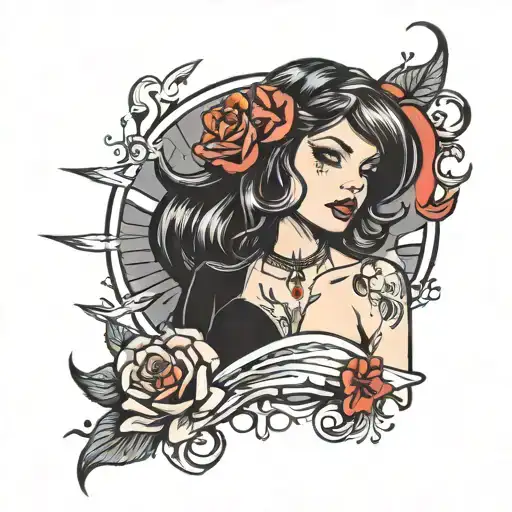 Emo Pinup Girl