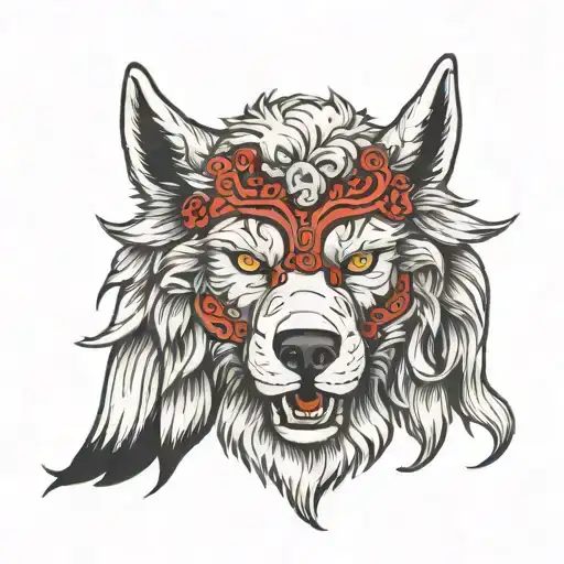 Wolf Head Wearing Sheep Head