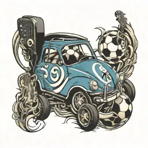 Soccer Music Cars