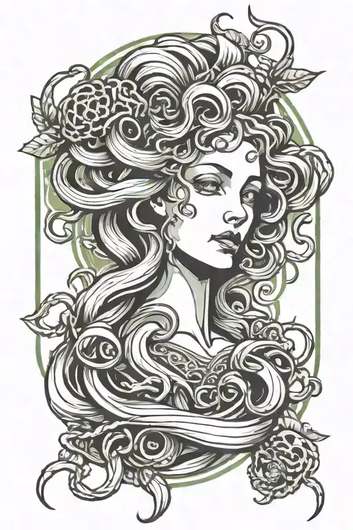 Medusa Tarot Card Forearm
