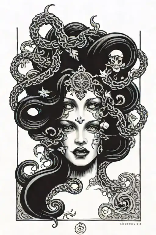 Medusa Tarot Card