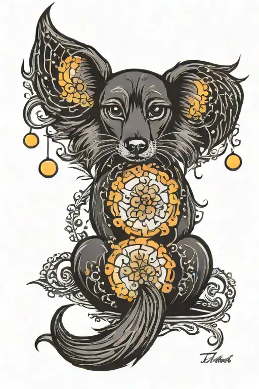 My Dogs Tail Only Tail Like Moon Shine