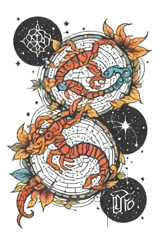 Virgo And Scorpio Constellation