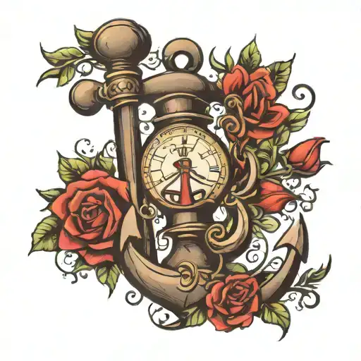 Anchor And Hourglass