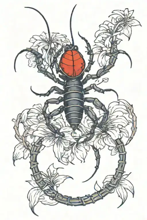 Centipede And Red Spider Lily Like Tokyo Ghoul Anime