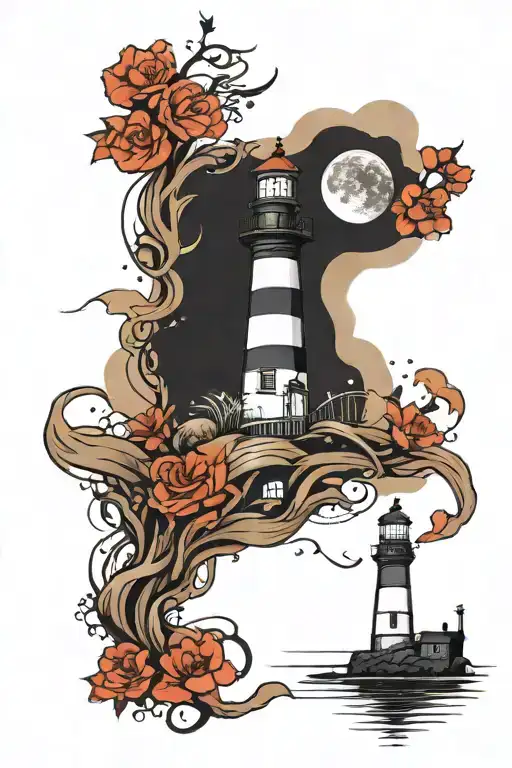 Lighthouse And Samauri