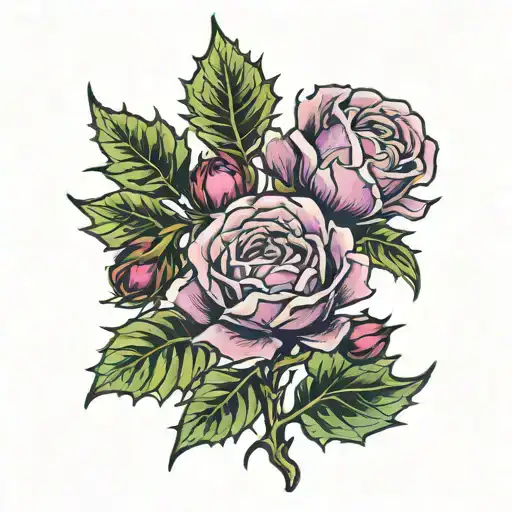 Wild Irish Rose Scottish Thistle