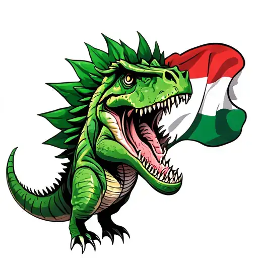 Spino With An Italian Flag