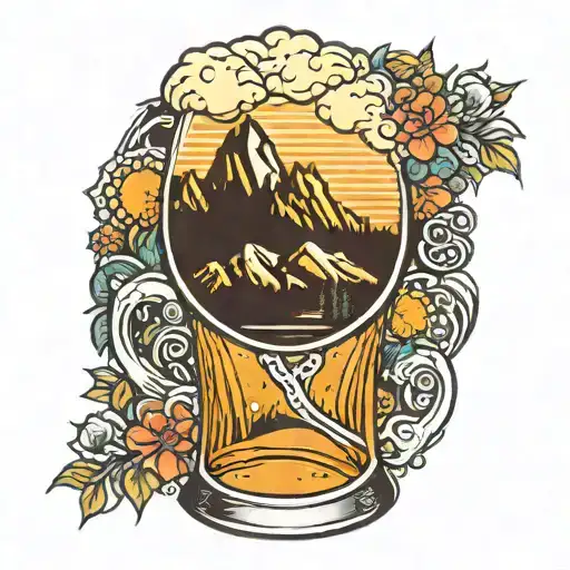 Colorado Mountains In A Beer Glass