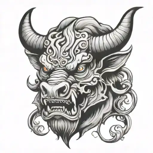 Demon Bull Head