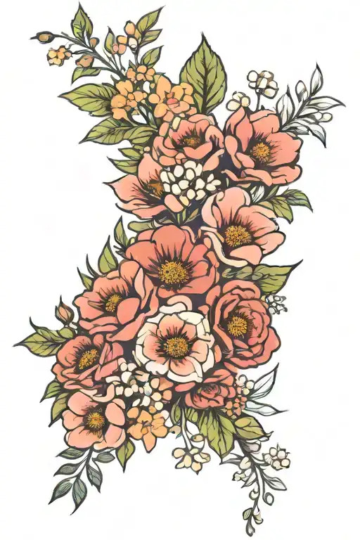 Birth Flower Bouquet