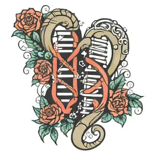 Dna With Horse Shoes