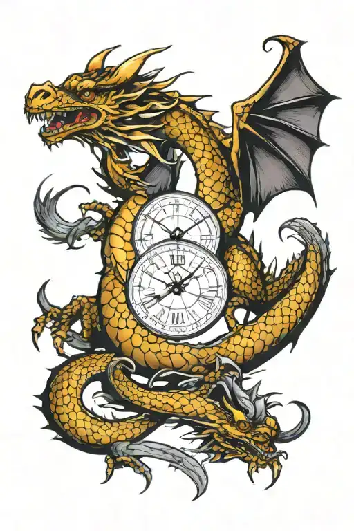 Dragon And Moon Phases