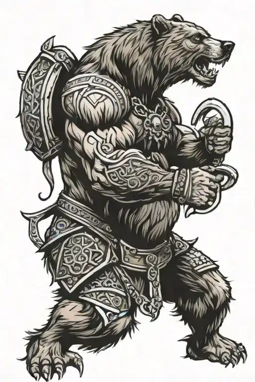Bear Berserker Viking