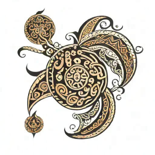 Cinnamon Male Maori Mandala