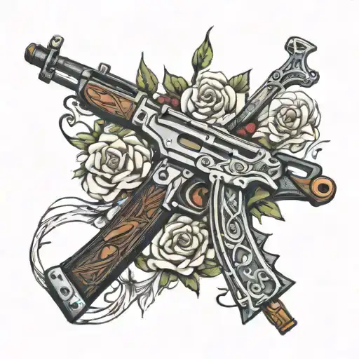 Beautifully Broken With Ak 47