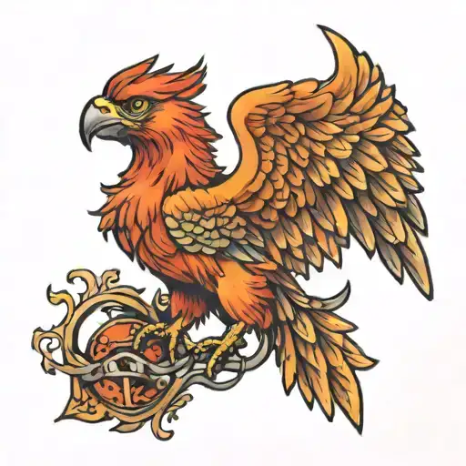 Griffin And Phoneix Bird