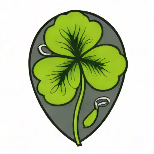 Four Leaf Clover Tattoo Inspired
