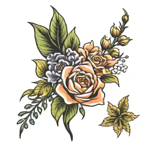 Birth Flower Bouquet