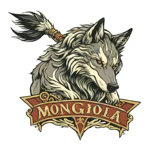 Mongolia Strong Man Wolf