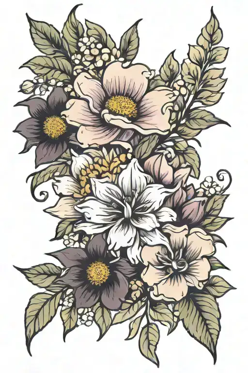 Birth Flower Bouquet