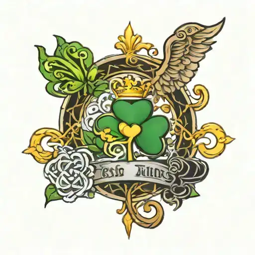 Irish Tattoo For 3 Friends