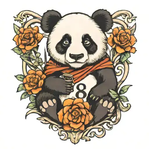 Panda With Number 839