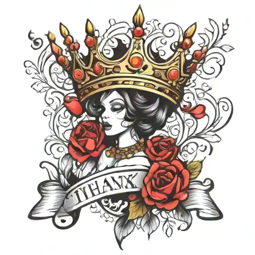 Phrase I Thank You Eternally My Crown My Queen