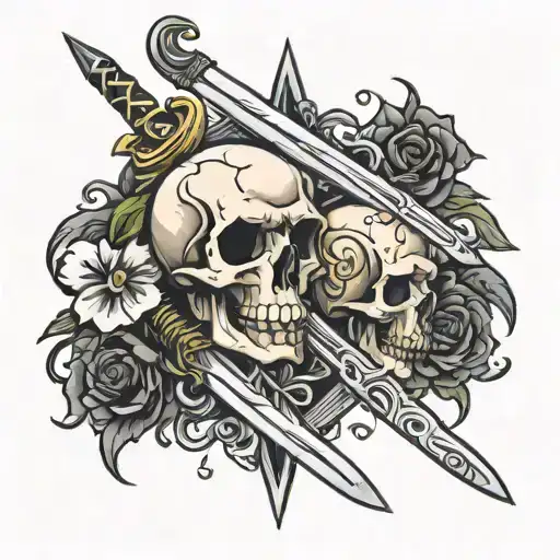 Swords And Skull