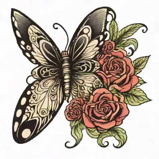 Butterfly And Date