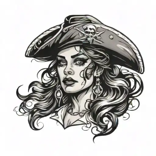 Pirate Woman Face