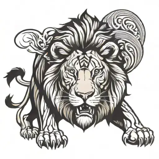 King Of The Jungle Lion