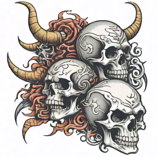 Skull And Demons