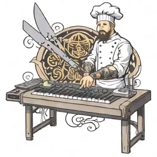 Chef Knife And Keyboard Transforming