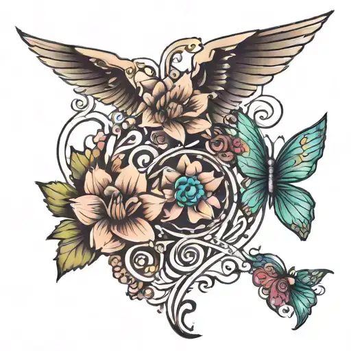 Matching Tattoo For Mom And Daughter That Connects