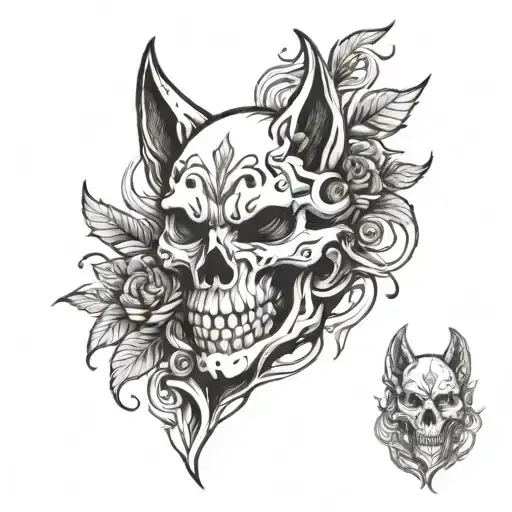 Skull & Wolf