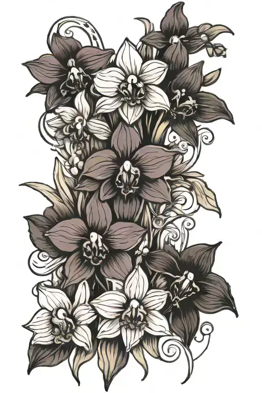 Orchid And Narcissus